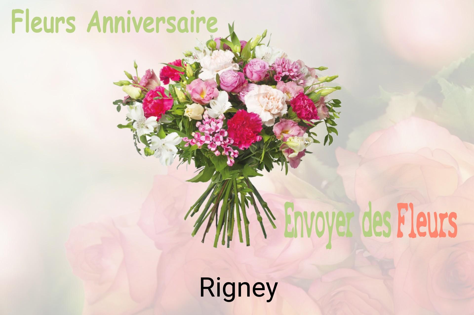 Bouquet de fleurs d’anniversaire livré à Rigney