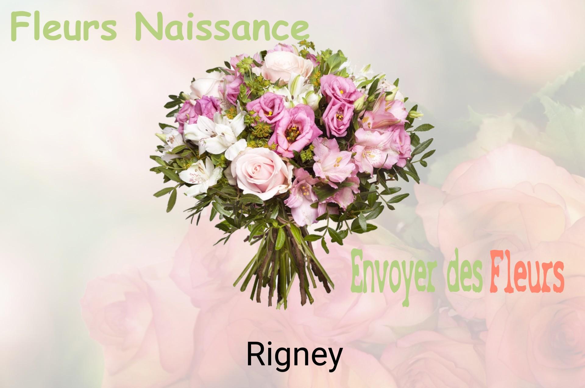 Bouquet de fleurs de naissance livré à Rigney